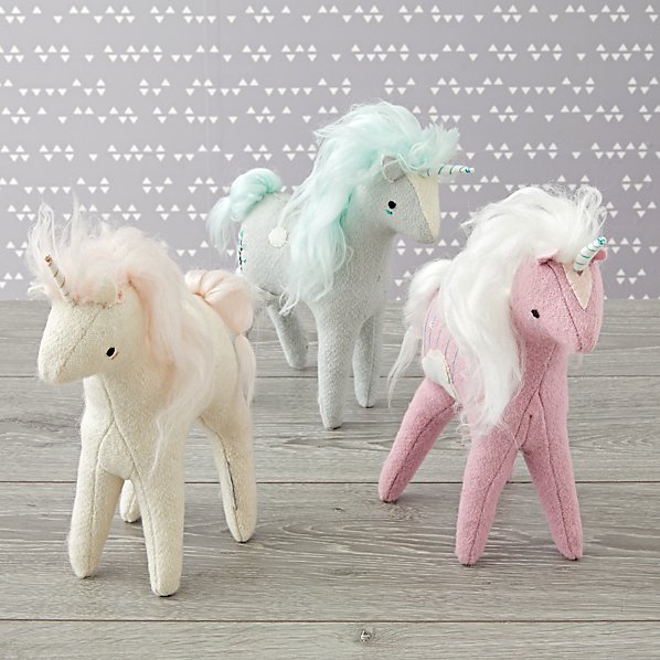 Birthday gift ideas for preschoolers under $15: Mythical Edition Plush Unicorns