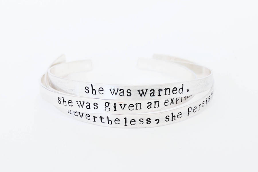Mood boosting jewelry: She Persisted at Nikki and Nibby