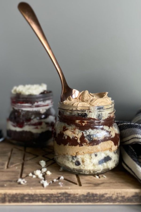 Grab yummy treats for Mother's Day like these jar cakes from Sugarhouse Cake