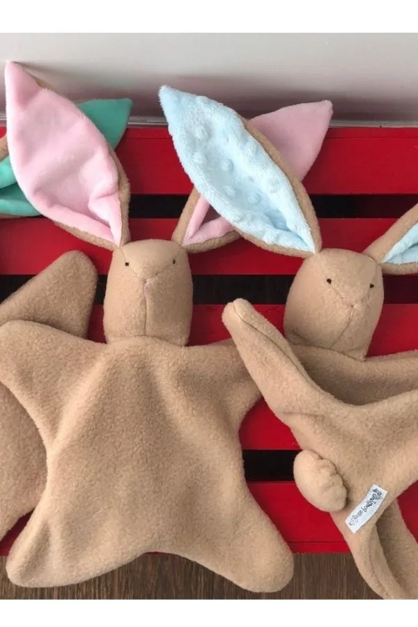 Petit Collage's wooden bunny stacking toy makes an adorable Easter gift for babies