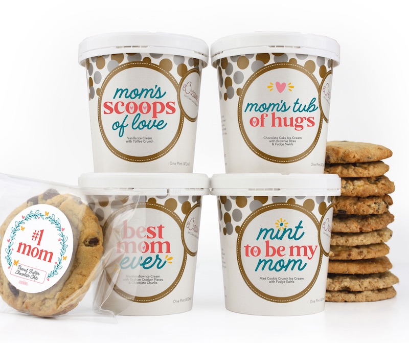 Subscription gifts for mom: Ice cream and cookies from eCreamery, with the promise that she doesn't have to share.
