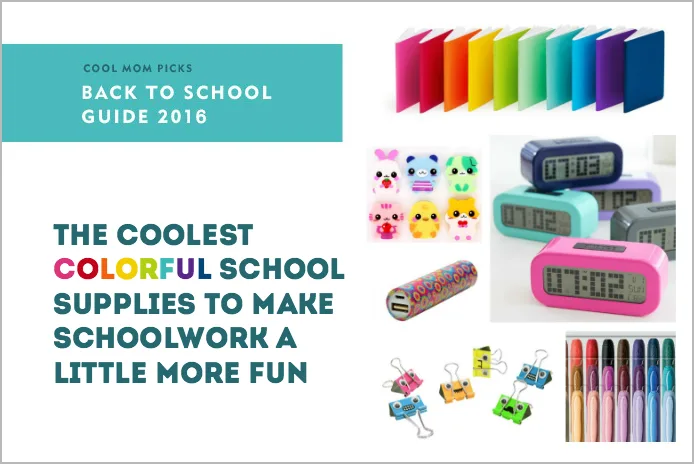 Cool colorful school supplies to make schoolwork more fun