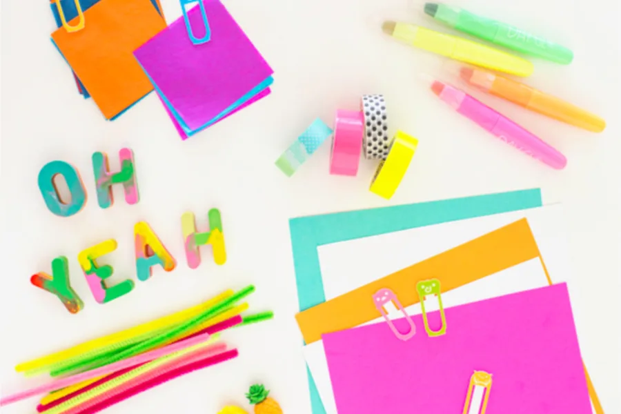 4 colorful DIY craft projects for kids from Oh Joy inspired by her book BE CURIOUS!