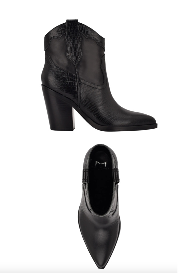Boots and booties for fall 2022: Western booties by Marc Fisher