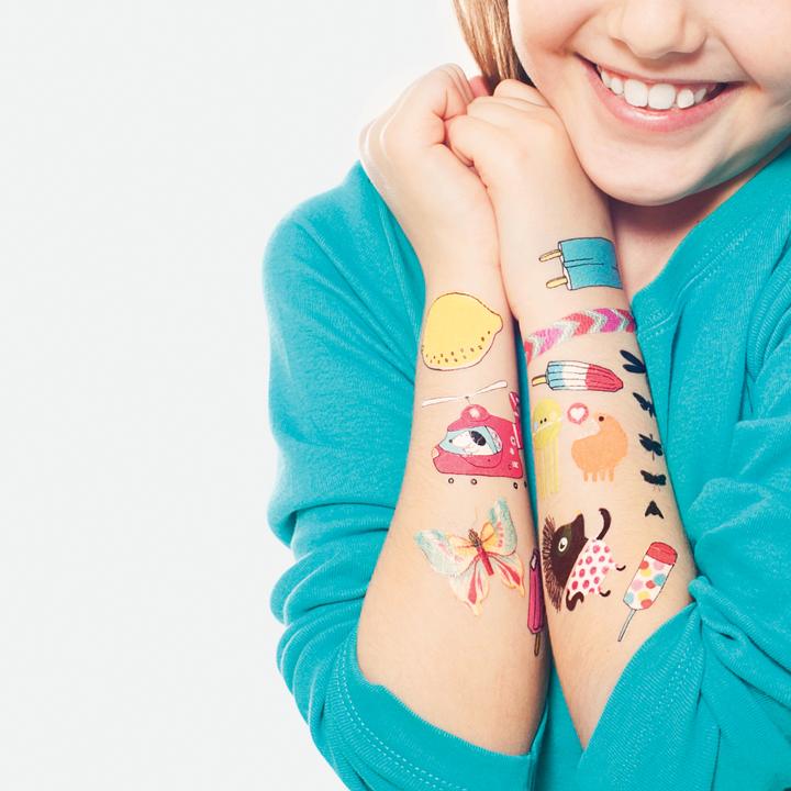 Comfort items  to pack for back-to-school anxiety: Tattly temporary tattoos