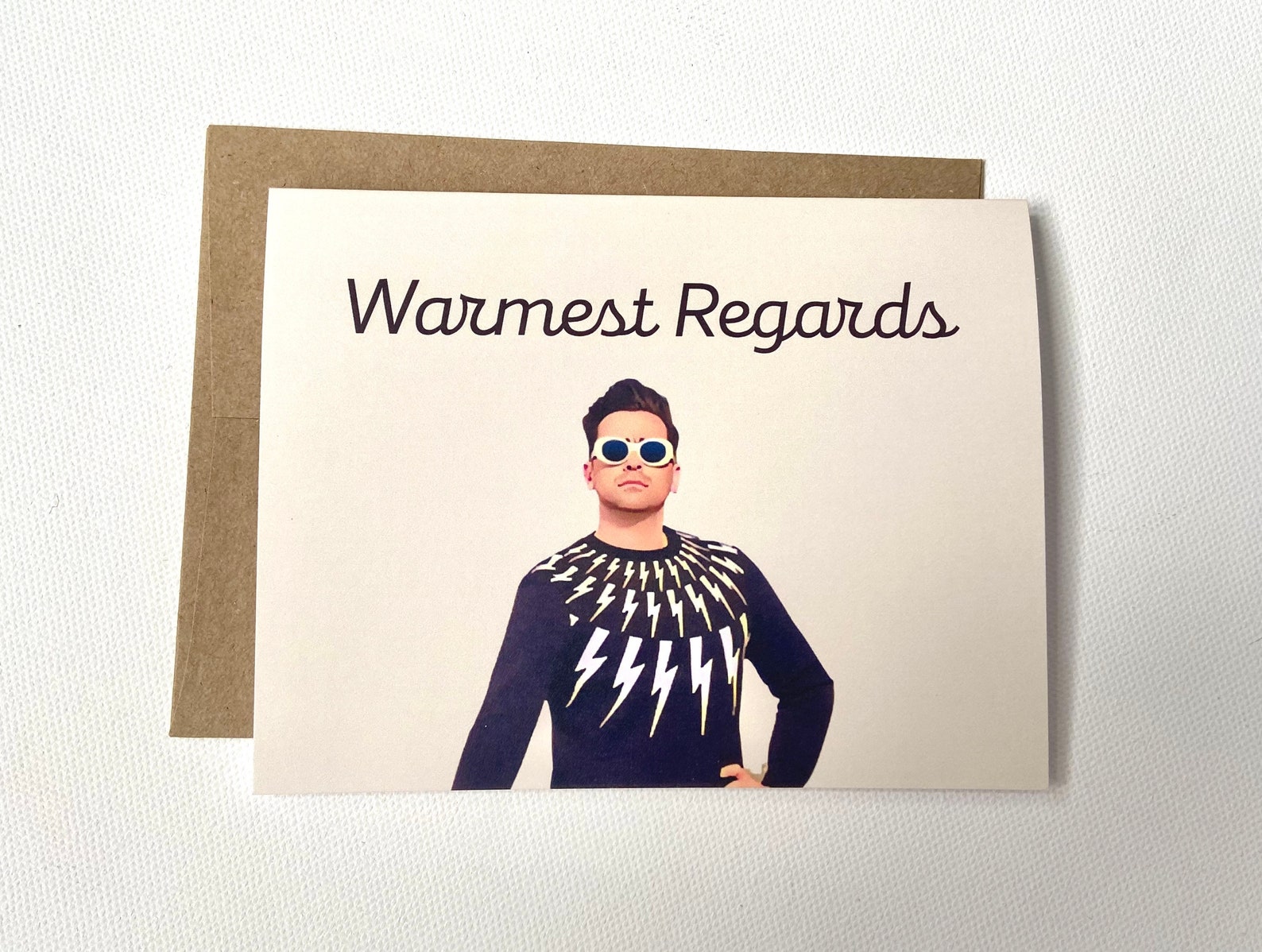 Just-because greeting cards: David Rose card | Pixie Card Co.