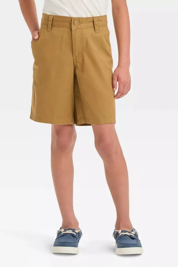 Best camp basics for kids: The shorts in the boys department at Target are great for boys and girls