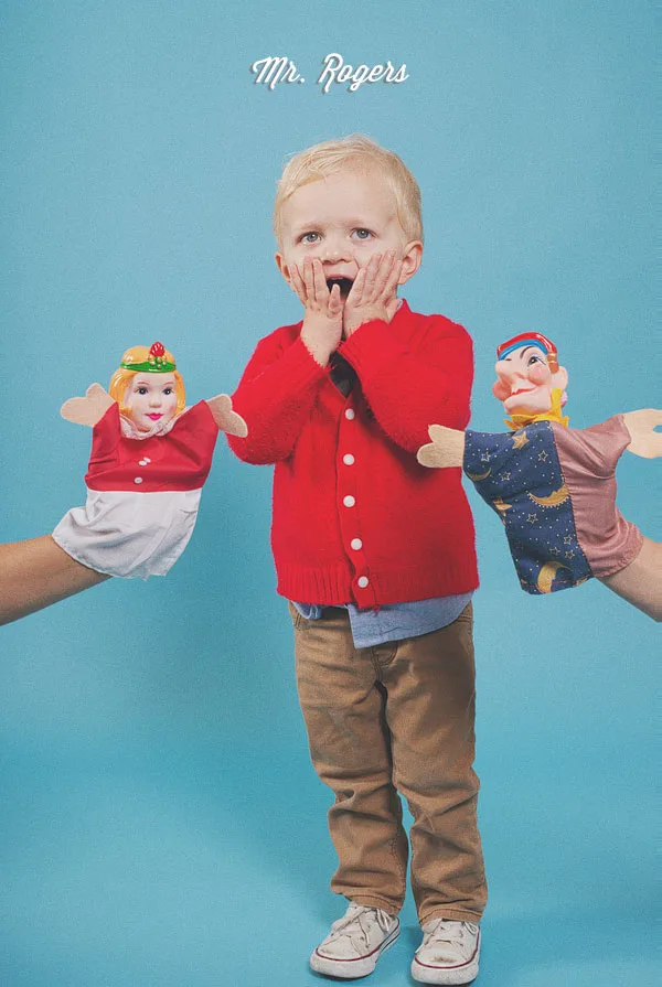 Pop culture Halloween costumes for kids: Mr. Rogers at Oh Happy Day