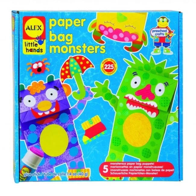 Birthday gifts for preschoolers under $15: ALEX Toys Little Hands Paper Bag Monsters