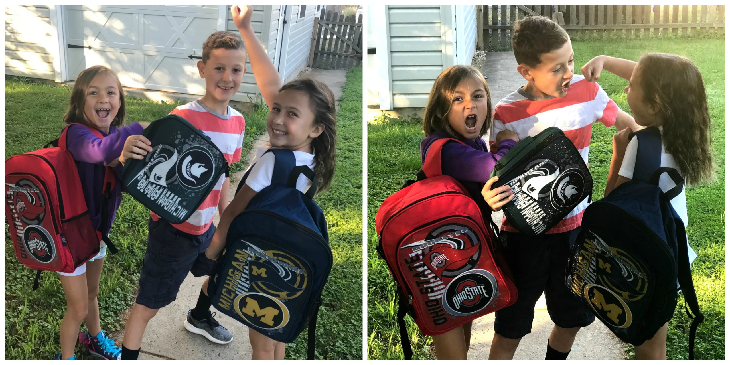 8 subtle ways your kids can show their team spirit: Color coordinated nail polish
