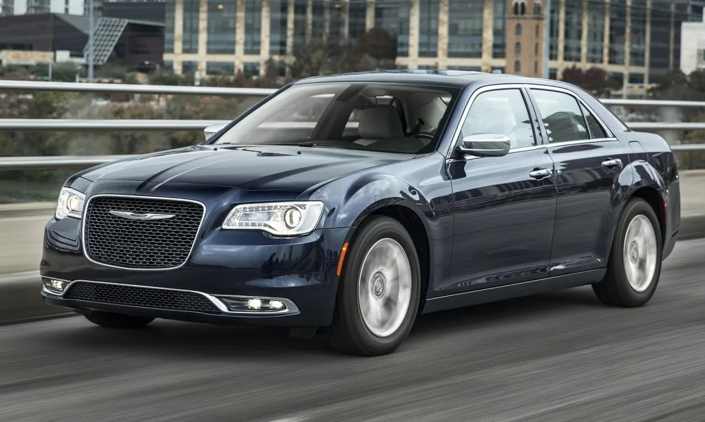 Cars for big families: The Chrysler 300 safely accommodates 3 child seats together in the second row