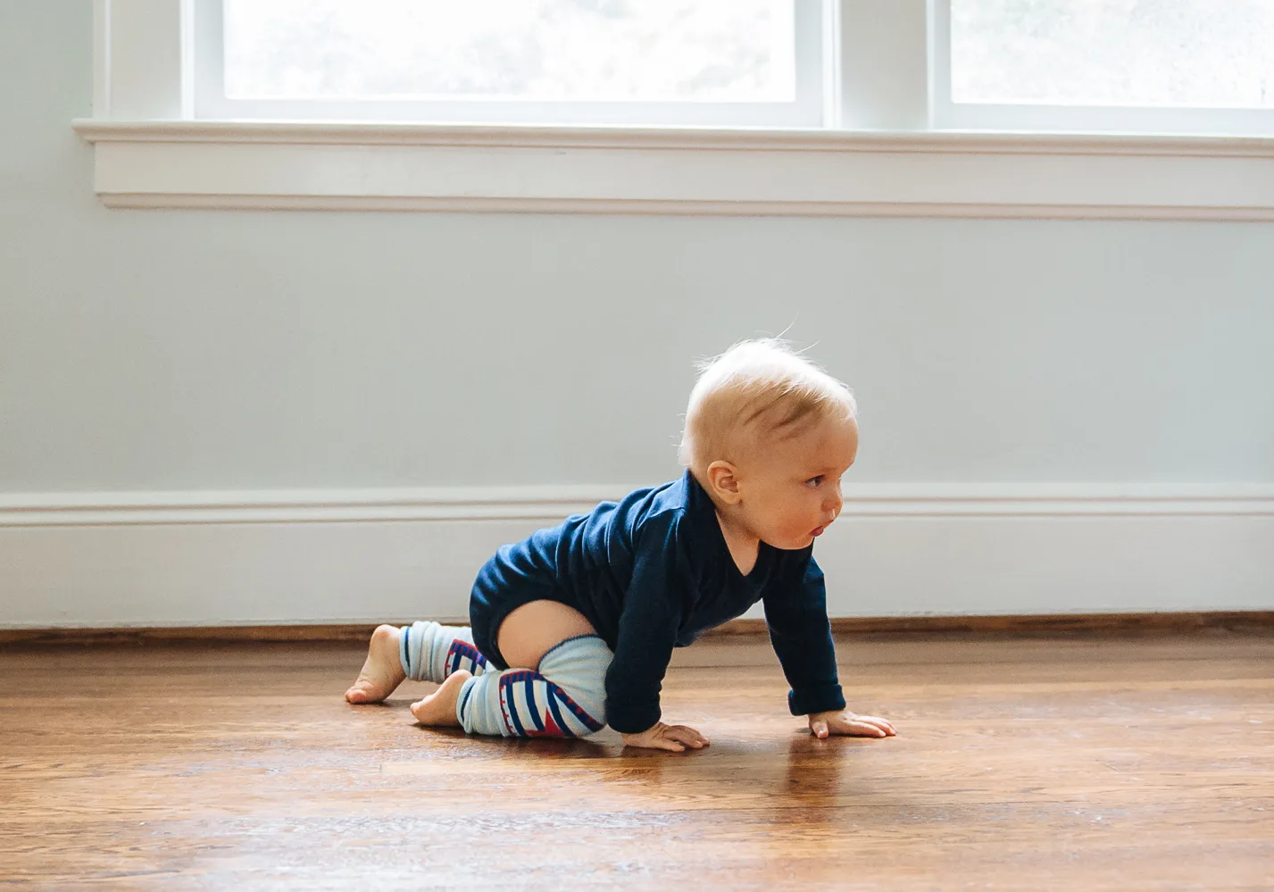 BabyScoot baby leg warmers in Baby Boy Nautical