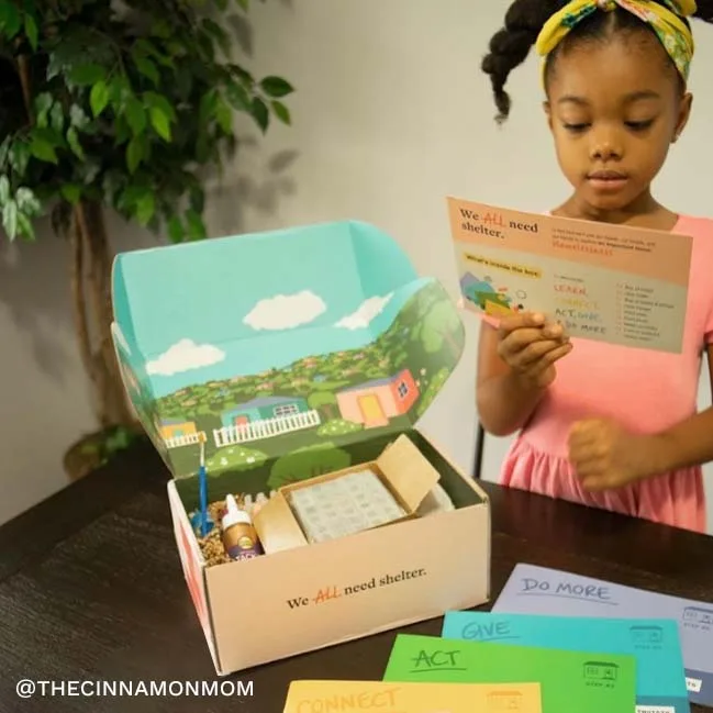 Little Loving Hands monthly subscription box for kids which gives back through crafting