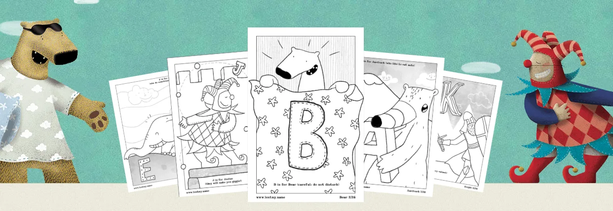 Lost my Name Coloring Book