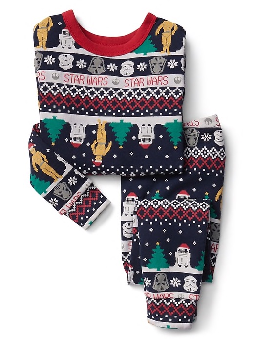 Christmas pajamas for babies: Star Wars Fair Isle at Gap