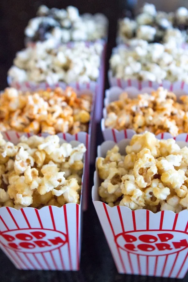 2018 Oscars party ideas: Popcorn Bar by SISOO