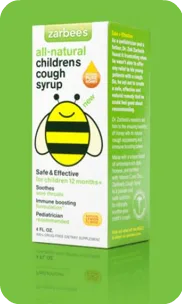Zarbees - Natural cough syrup for children that alleviates natural worrying of parents