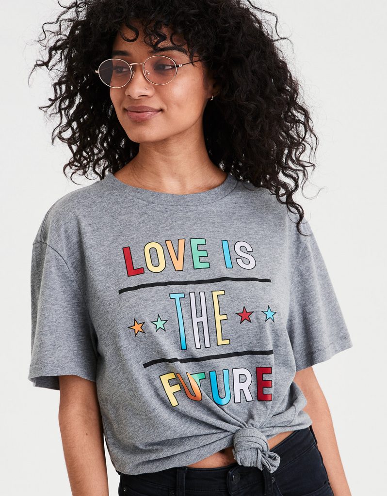 Pride month gifts that give back: Tee collection from American Eagle