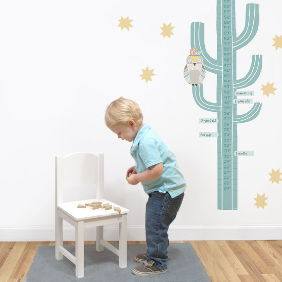 Modern growth charts: Cactus growth chart | Shop Mej Mej 