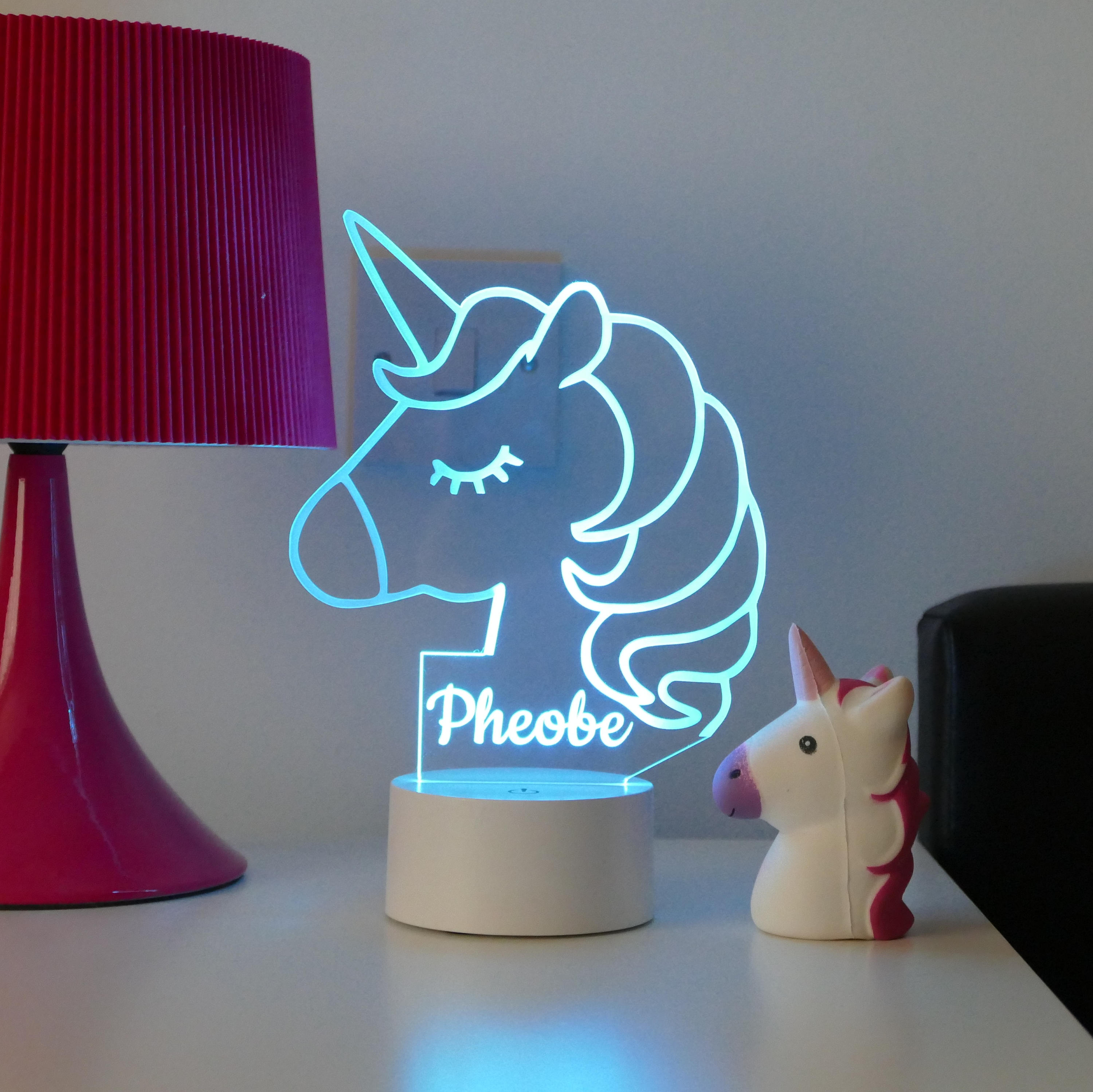 Creative personalized gifts: Custom name unicorn nightlight