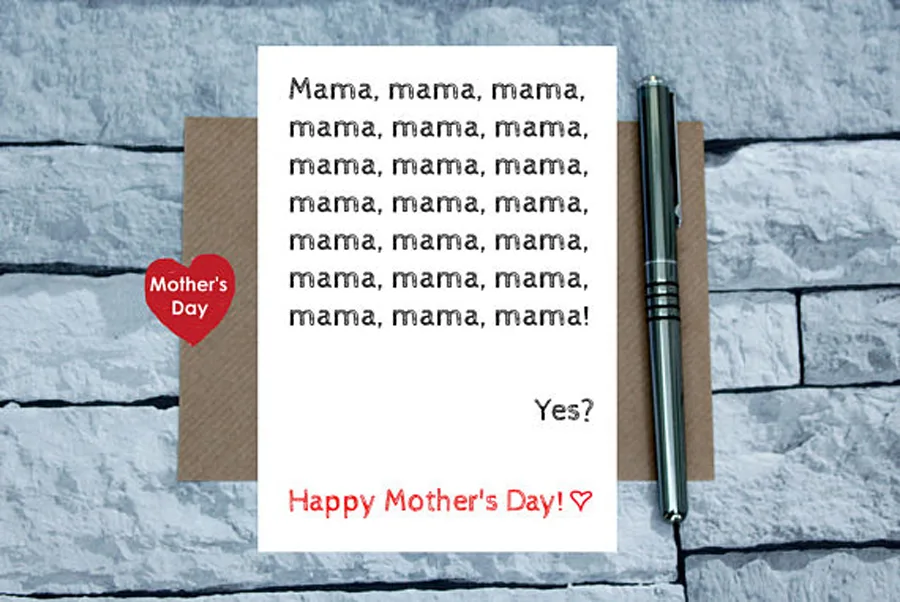 Funny Mother's Day Cards: Toddler Mama