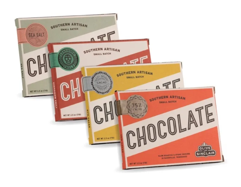 Valentine's Day gift ideas for boys: Olive & Sinclair chocolate bars