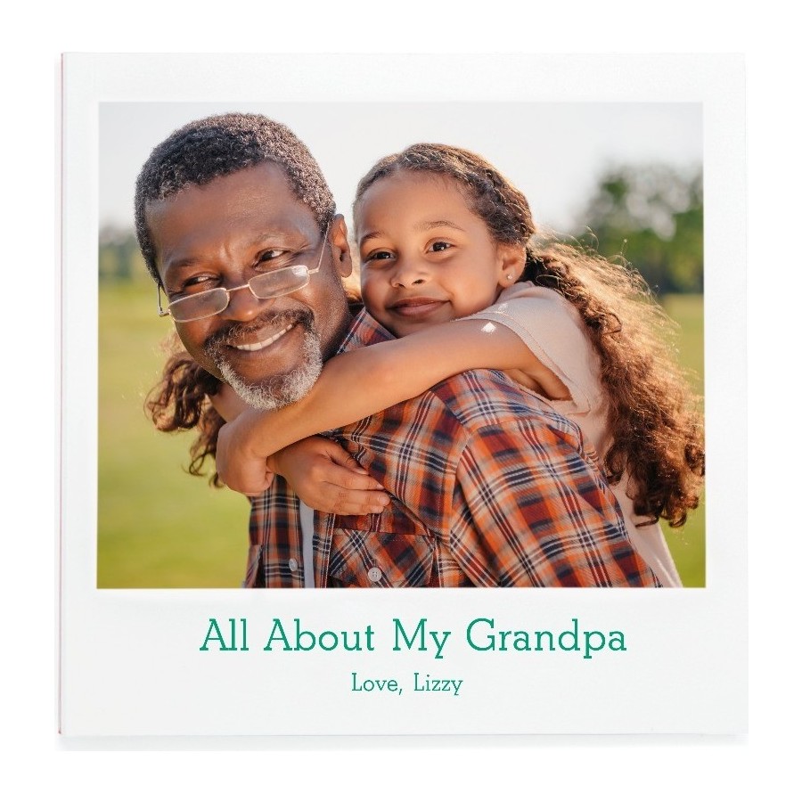 Creative photo gifts for Father's Day: All About My Dad photo book | Pinhole Press