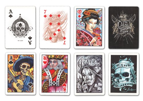 Tattoo playing card set | Coolest Men's Gifts | 2017 Holiday Gift Guide 