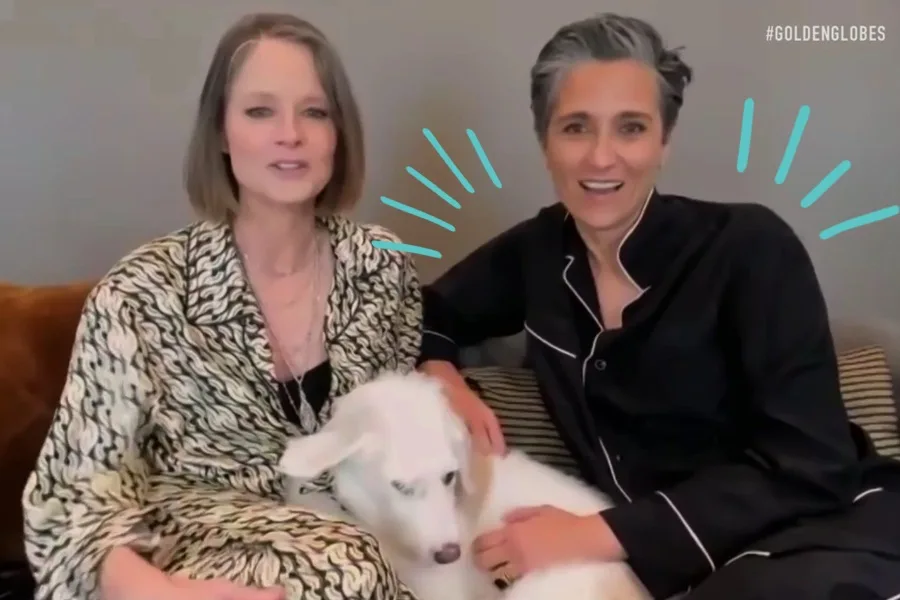 Best pajamas! The ones like Alexandra Hedison wore at the Golden Globes with her wife, Jodi Foster