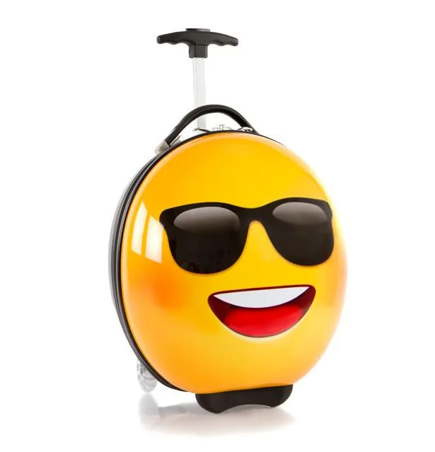 Cool kids' luggage: Sunglasses Emoji by E-Motion via Heys America