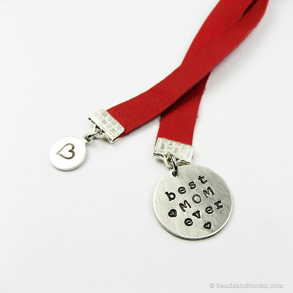 Handstamped best mom ever bookmark | Cool affordable Mother's Day gifts under $15