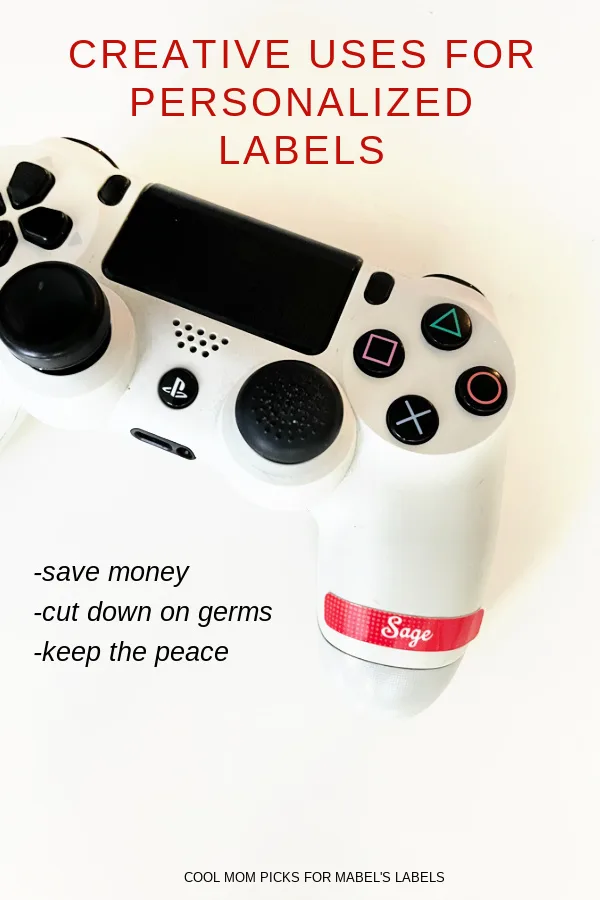 Personalized labels tip: Help kids learn right from left without being embarrassed if they are still working on it.