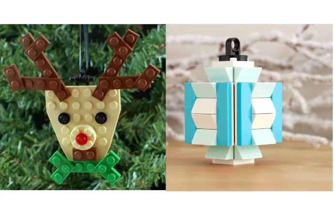 LEGO ornaments for your Christmas tree