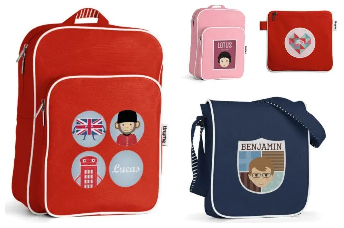 Cool customized backpacks and school bags at Tiny Me