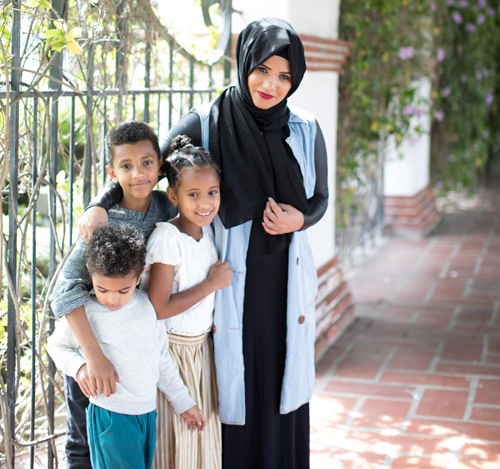 The Tiyya Foundation has a great backpack drive now that makes it easy to provide new school supplies to refugee children facing their first day of US school