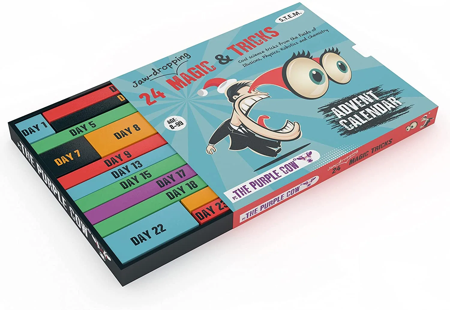 Combine STEM with a Christmas countdown with this Magic and Tricks Advent calendar from The Purple Cow