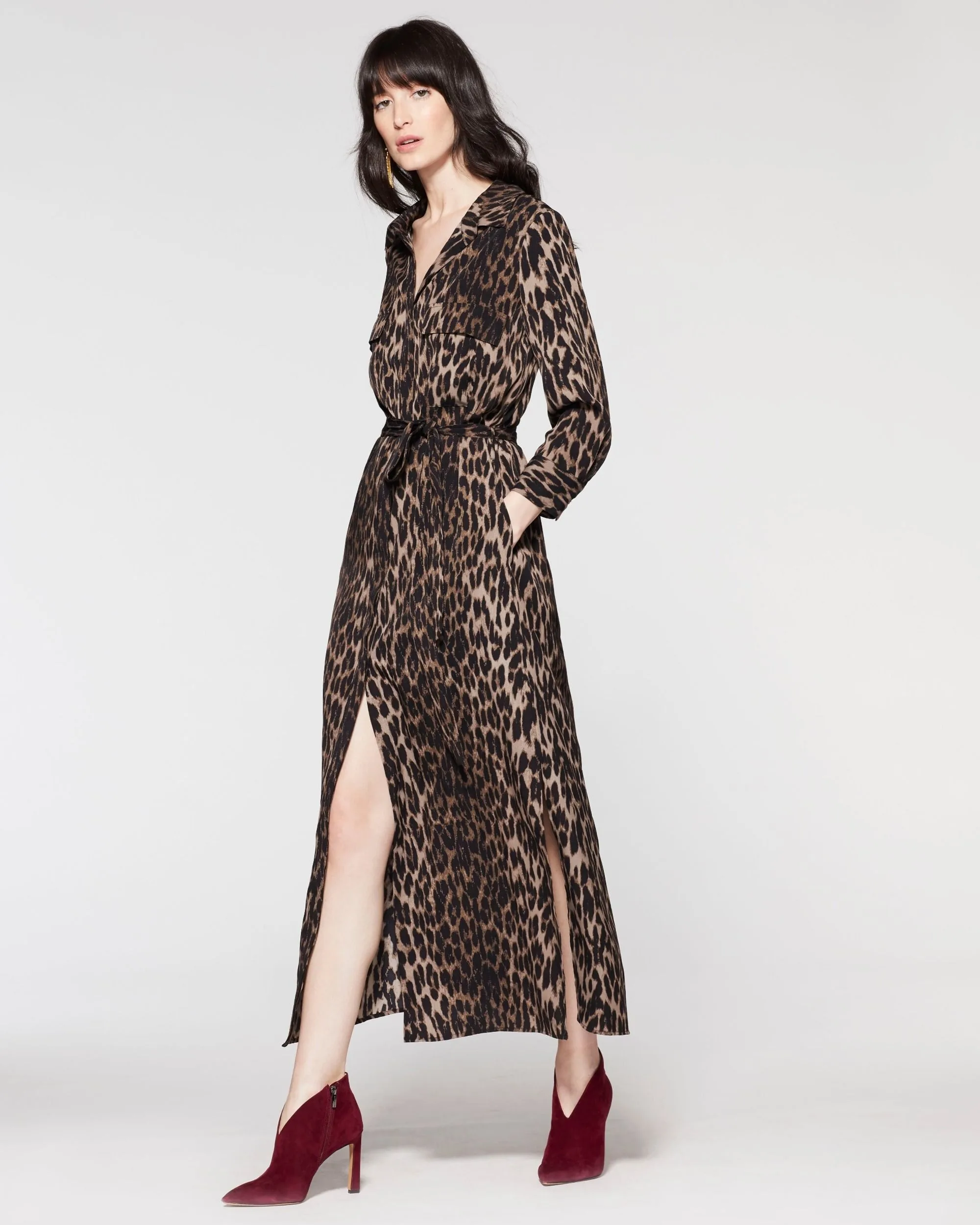 Long belted shirt dresses for fall: Courtney dress by Uli Herzner