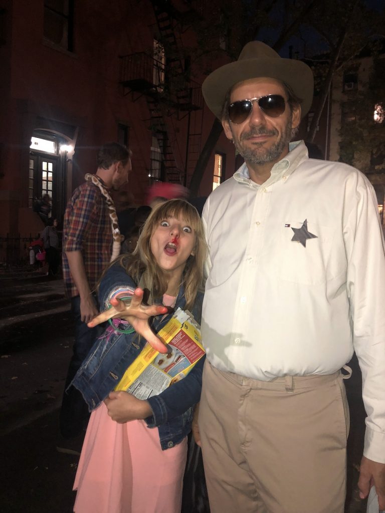 Best Garden Place, Brooklyn Halloween costumes 2018: Eleven and Sheriff Hopper from Stranger Things | © Cool Mom Picks