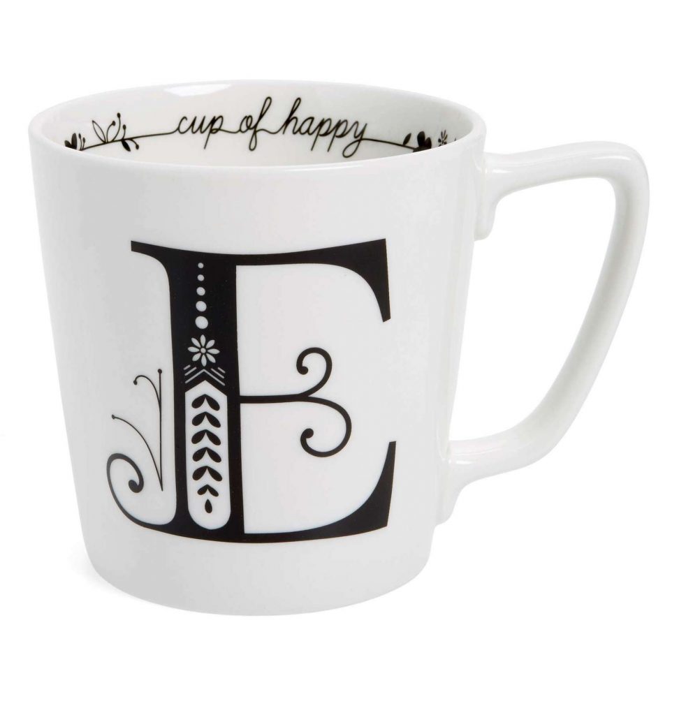 Monogrammed Mug | Cool affordable Mother's Day gifts under $15