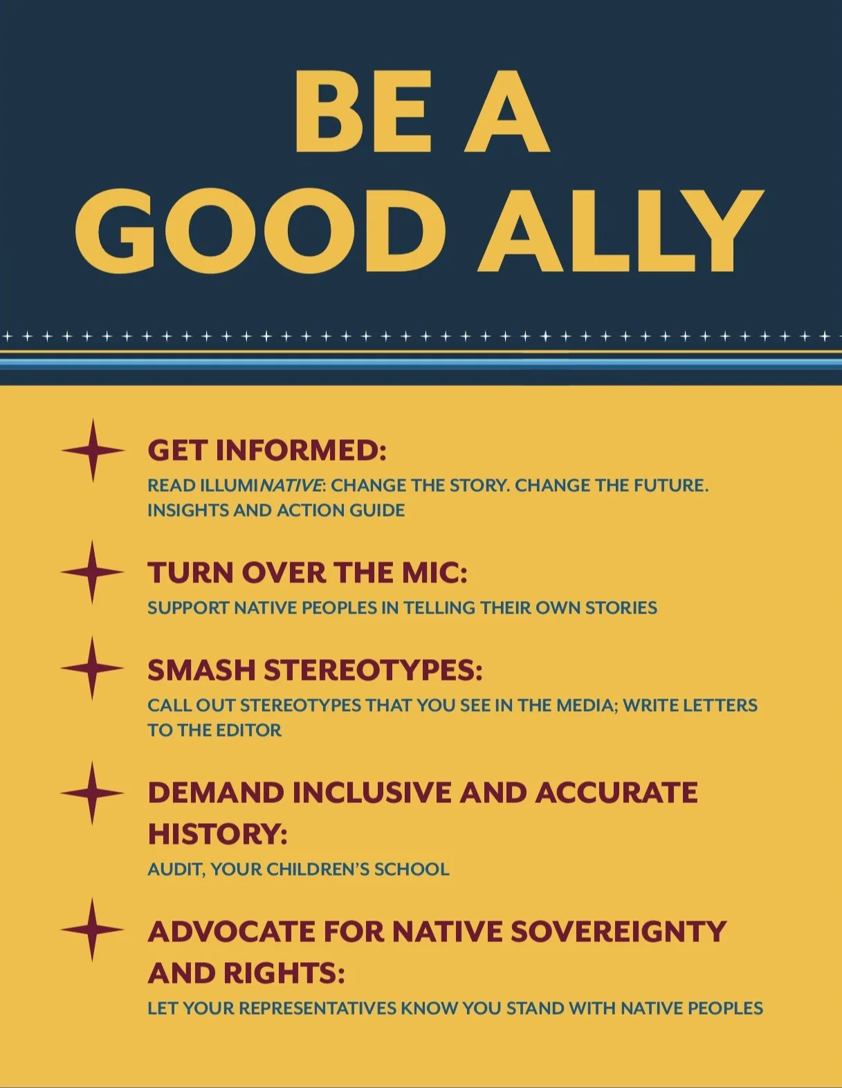 How to be a good ally to Native Peoples, via IllumiNative