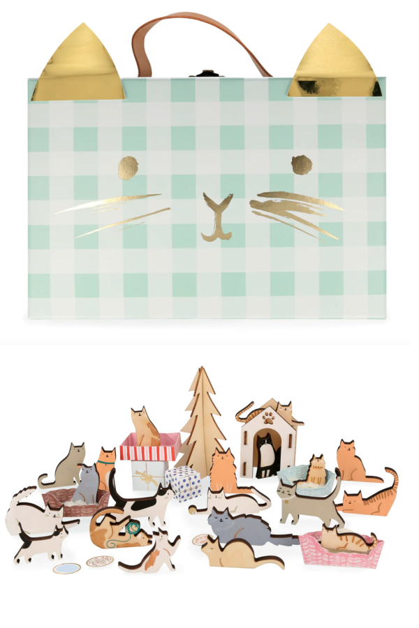 Wooden cat or dog advent calendar from the MoMA Store