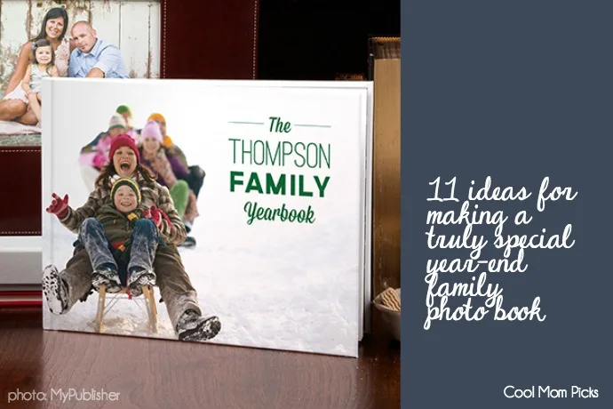 Creative ideas for a year-end family photo book