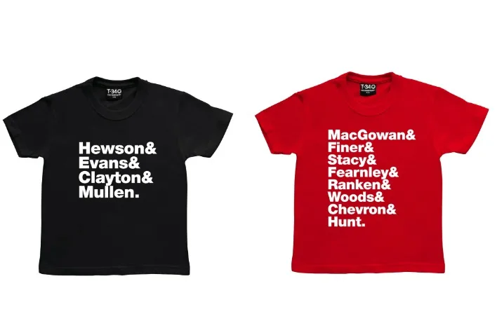 Kids Irish Rock band tees from Red Molotov