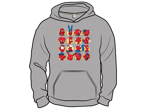 Into the Spiderverse tshirt on Woot: "Anyone can wear the mask" 