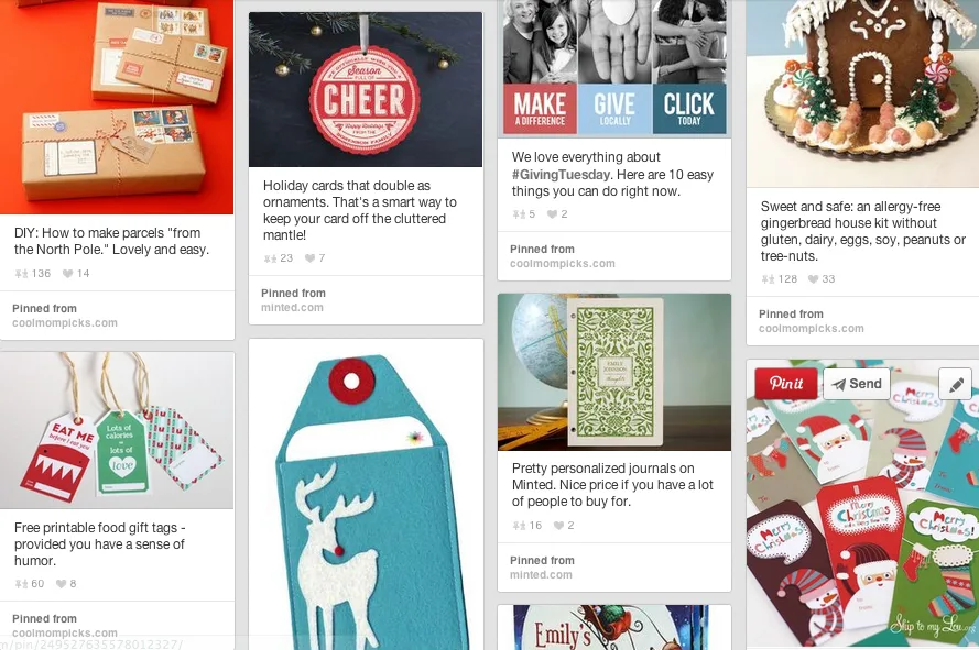Holiday fabulosity pinterest board