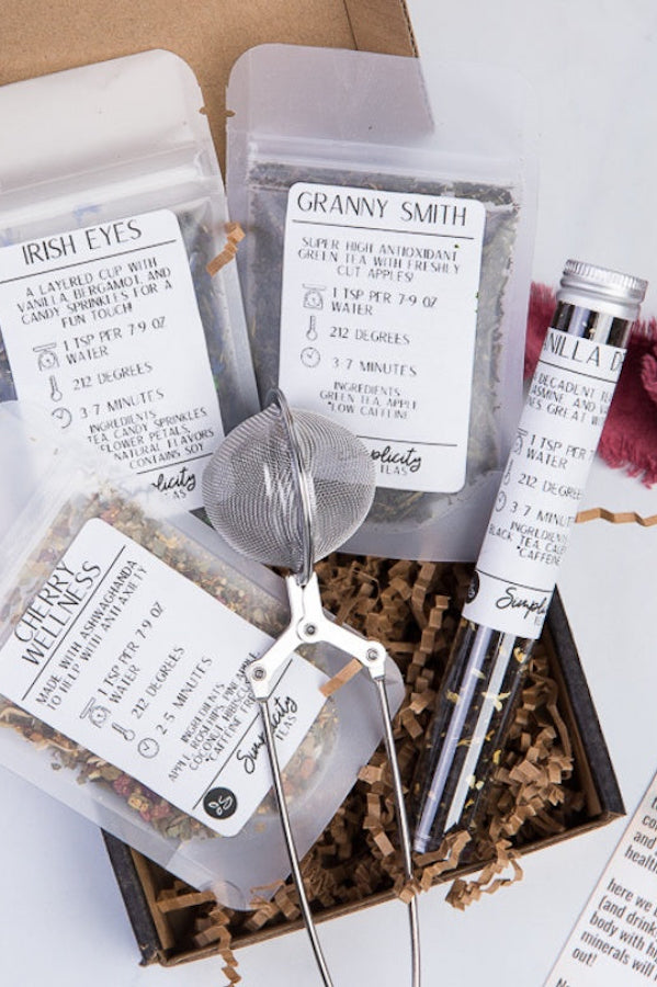 Simplicity loose leaf tea of the month box: Gifts under $15