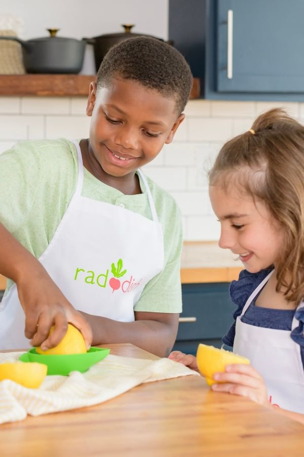 Raddish meal kids cooking children kids