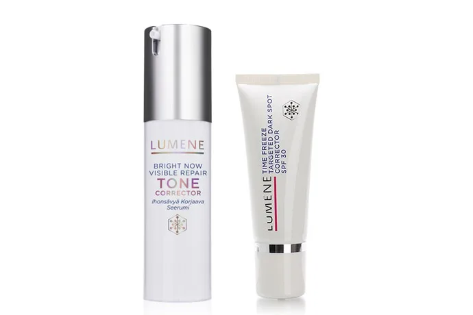 Sun damage dark spot corrector: Lumene products review at coolmompicks.com