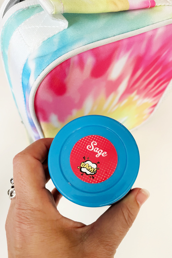 Tips for personalized labels to save you money, save your sanity, and keep the germs at bay | cool mom picks