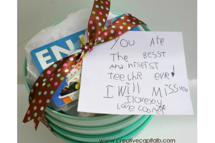 DIY teacher gift ideas by Creative Capital B